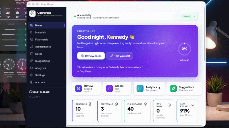 Automated assessments demo